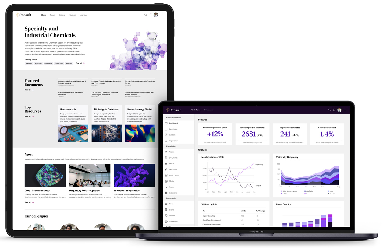 The Sector sites knowledge platform